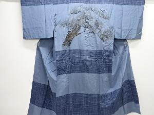 アンティーク　松模様男物長襦袢